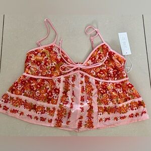 Sienna Sky Pink Floral Top